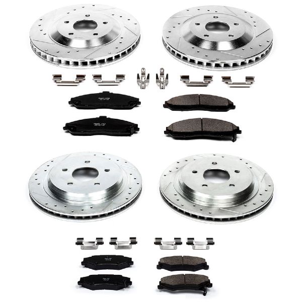 2004-2009 Cadillac XLR Disc Brake Kit - Front and Rear (Powerstop)