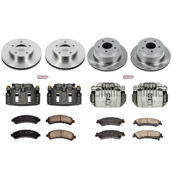 1997-2001 Oldsmobile Bravada Disc Brake Kit - Front and Rear (Powerstop)