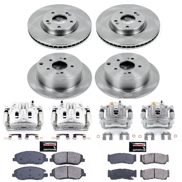 2007-2009 Hyundai Santa Fe Disc Brake Kit - Front and Rear (Powerstop)