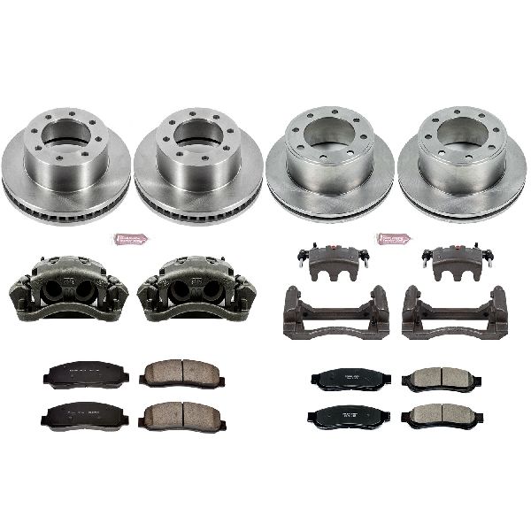 2010 Ford F-350 Super Duty Disc Brake Kit - Front and Rear (Powerstop)