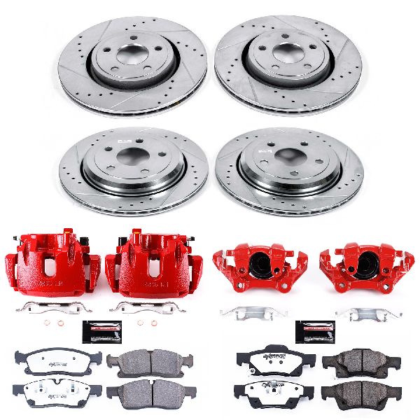 2013-2015 Jeep Grand Cherokee Disc Brake Kit - Front and Rear (Powerstop)
