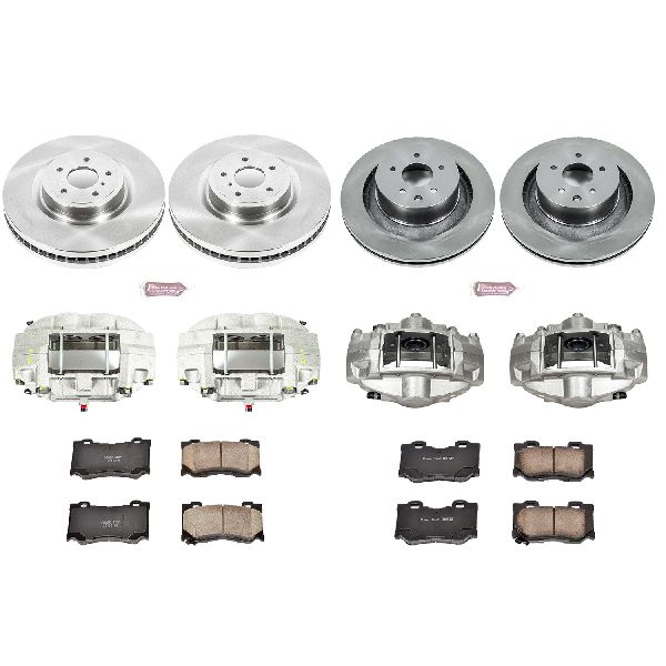 2008-2013 INFINITI G37 Disc Brake Kit - Front and Rear (Powerstop)