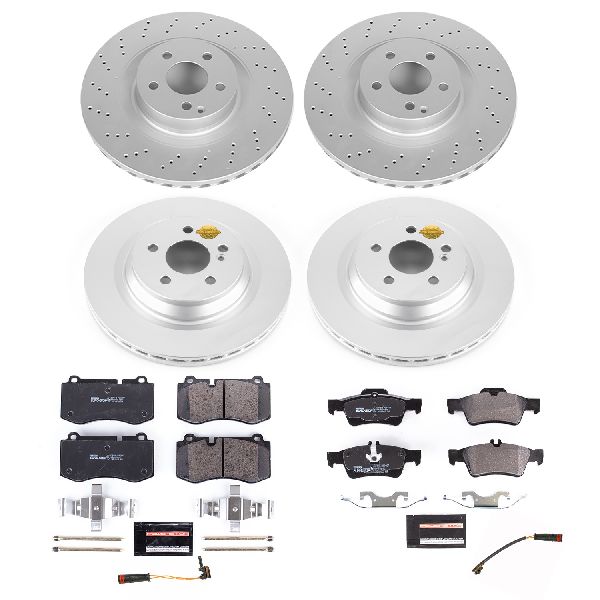2007-2013 Mercedes-Benz S600 Disc Brake Kit - Front and Rear (Powerstop)