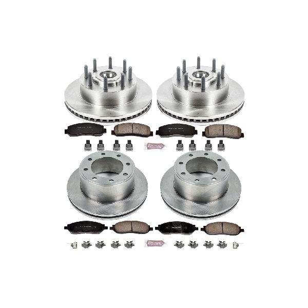 2005-2007 Ford F-350 Super Duty Disc Brake Kit - Front and Rear (Powerstop)