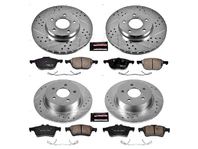 2013-2018 Ford C-Max Disc Brake Kit - Front and Rear (Powerstop)