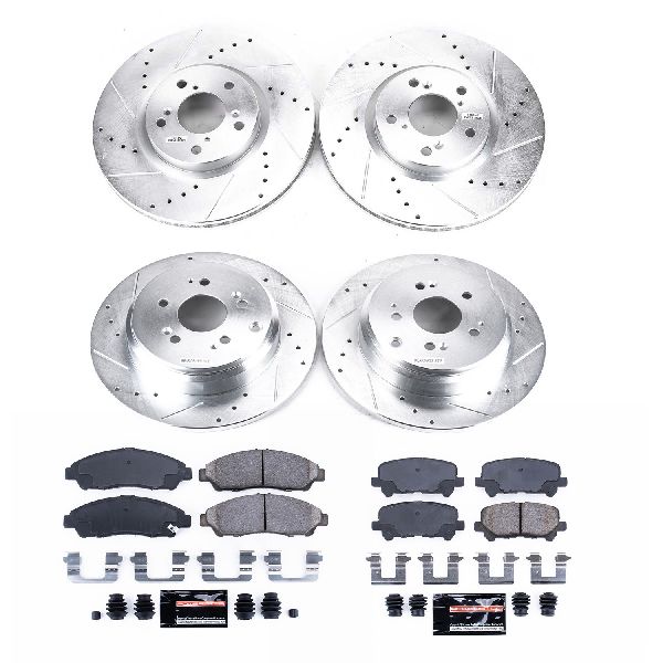2010-2013 Acura ZDX Disc Brake Kit - Front and Rear (Powerstop)