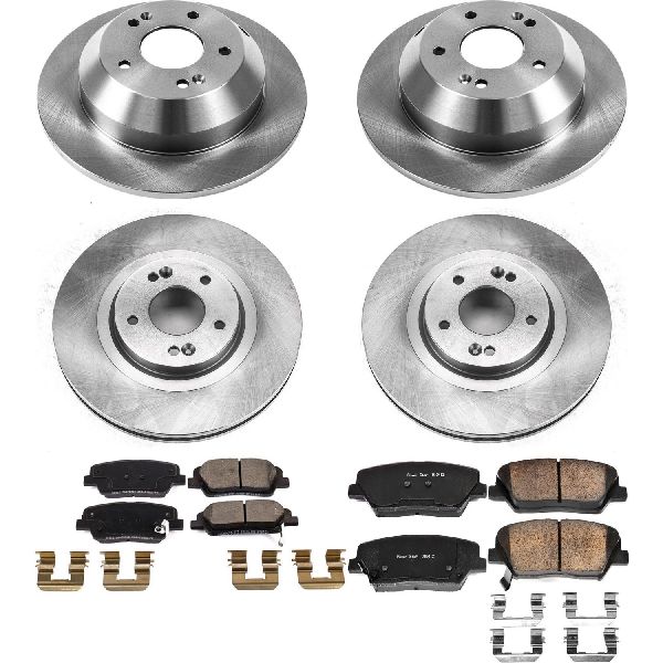 2014-2015 Kia Sorento Disc Brake Kit - Front and Rear (Powerstop)