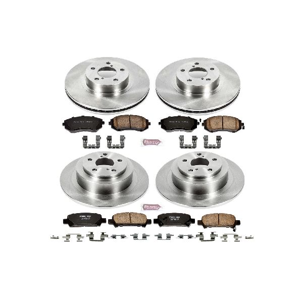 2002-2004 Subaru Legacy Disc Brake Kit - Front and Rear (Powerstop)
