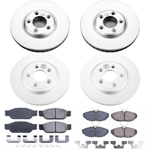 2000-2006 Lincoln LS Disc Brake Kit - Front and Rear (Powerstop)