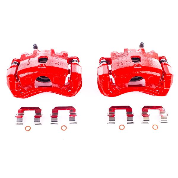 2005-2009 Hyundai Tucson Disc Brake Caliper Set - Front (Powerstop)