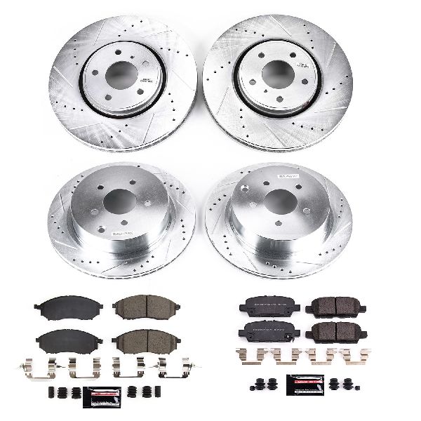2010-2012 INFINITI FX35 Disc Brake Kit - Front and Rear (Powerstop)