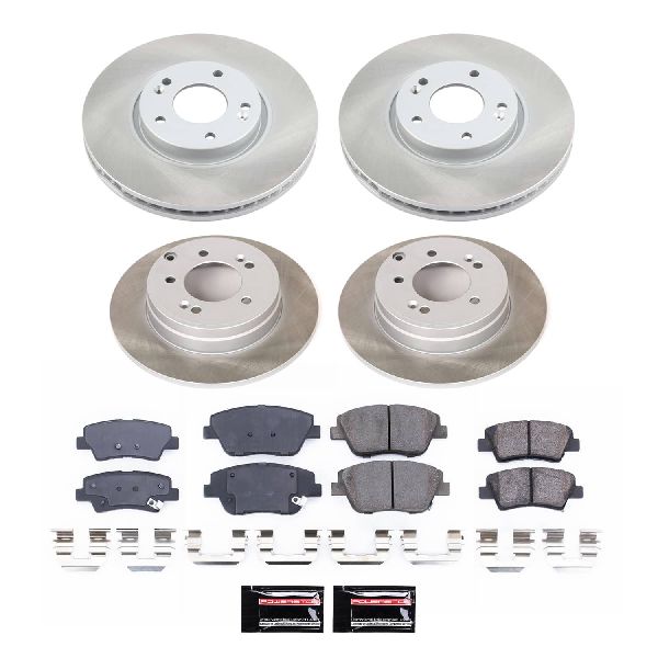 2011-2015 Hyundai Sonata Disc Brake Kit - Front and Rear (Powerstop)