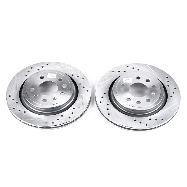 2003-2011 Saab 9-3 Disc Brake Rotor Set - Rear (Powerstop)