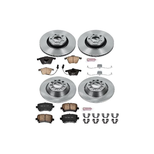 2006-2011 Audi A6 Disc Brake Kit - Front and Rear (Powerstop)