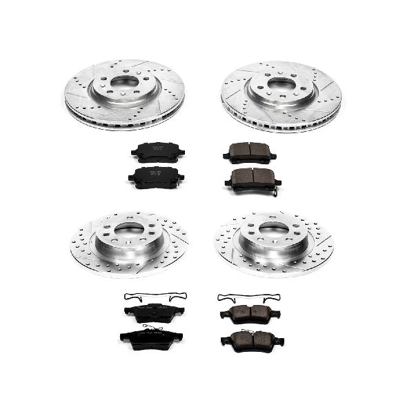 2006-2009 Pontiac Solstice Disc Brake Kit - Front and Rear (Powerstop)