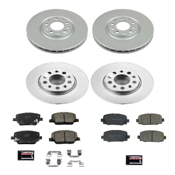 2017-2022 Jeep Compass Disc Brake Kit - Front and Rear (Powerstop)