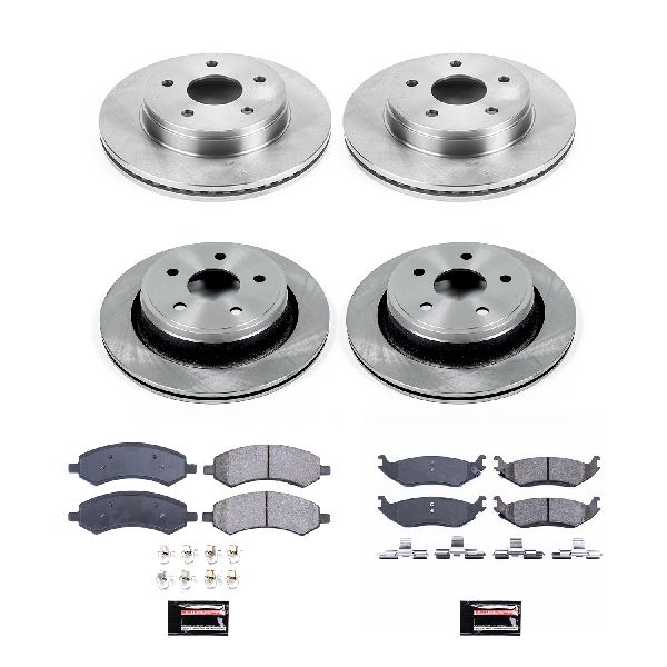 2007-2009 Dodge Durango Disc Brake Kit - Front and Rear (Powerstop)