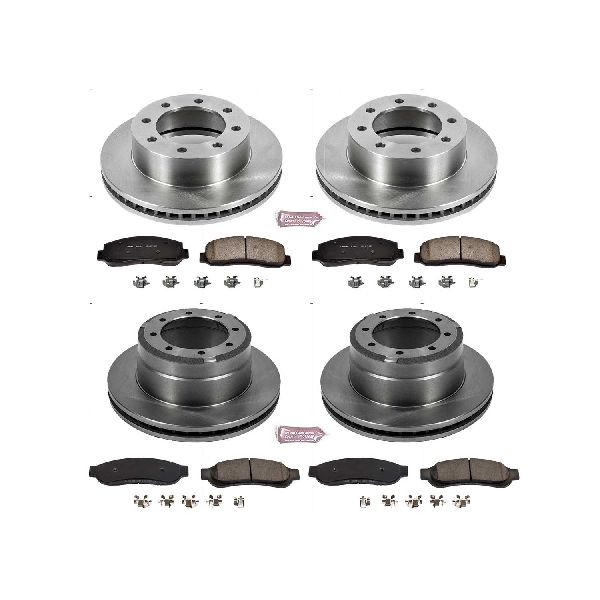 2010-2011 Ford F-350 Super Duty Disc Brake Kit - Front and Rear (Powerstop)