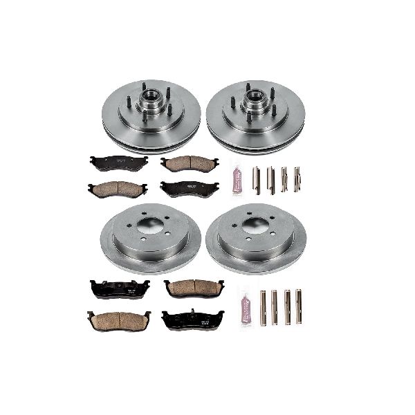 1999-2000 Ford F-150 Disc Brake Kit - Front and Rear (Powerstop)
