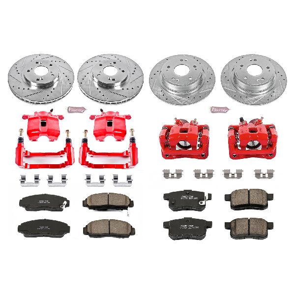 2009-2010 Acura TSX Disc Brake Kit - Front and Rear (Powerstop)