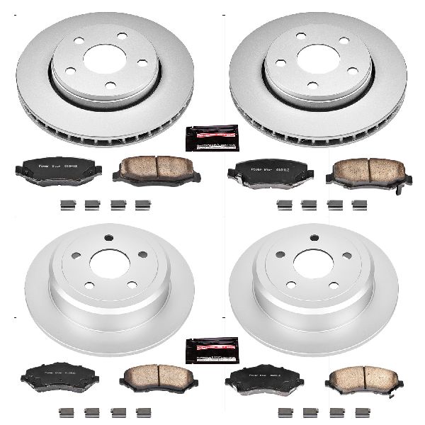 2007-2017 Jeep Wrangler Disc Brake Kit - Front and Rear (Powerstop)