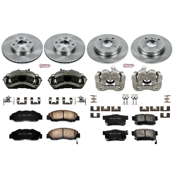 1993-1996 Honda Prelude Disc Brake Kit - Front and Rear (Powerstop)