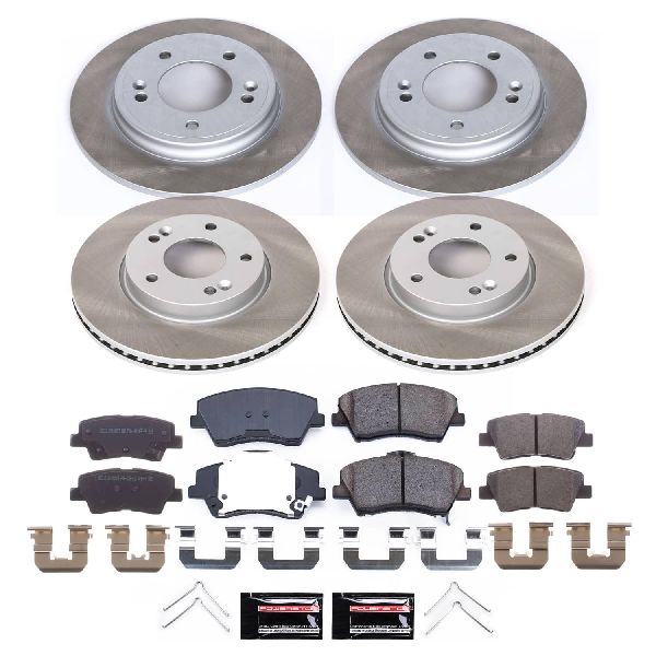 2019 Hyundai Elantra Disc Brake Kit - Front and Rear (Powerstop)