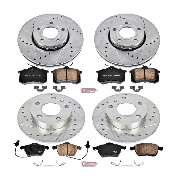 2002-2006 Audi A4 Disc Brake Kit - Front and Rear (Powerstop)