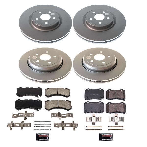 2012-2017 Jeep Grand Cherokee Disc Brake Kit - Front and Rear (Powerstop)