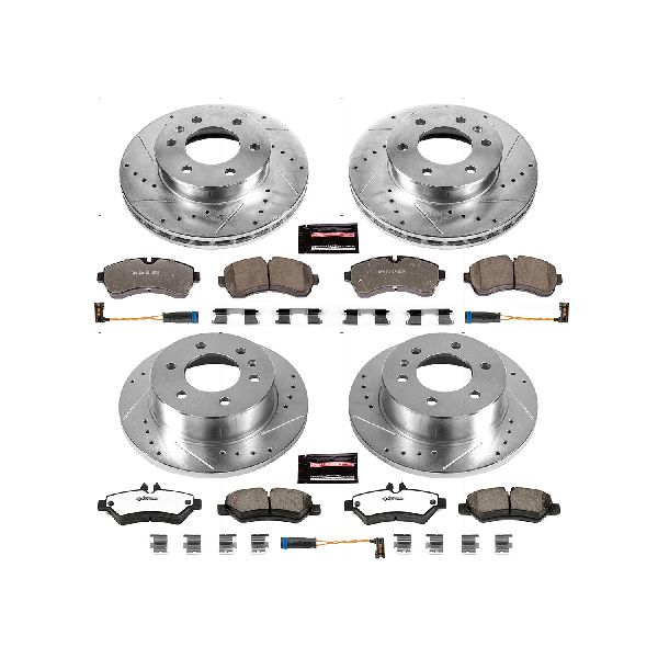 2007-2009 Freightliner Sprinter 3500 Disc Brake Kit - Front and Rear (Powerstop)