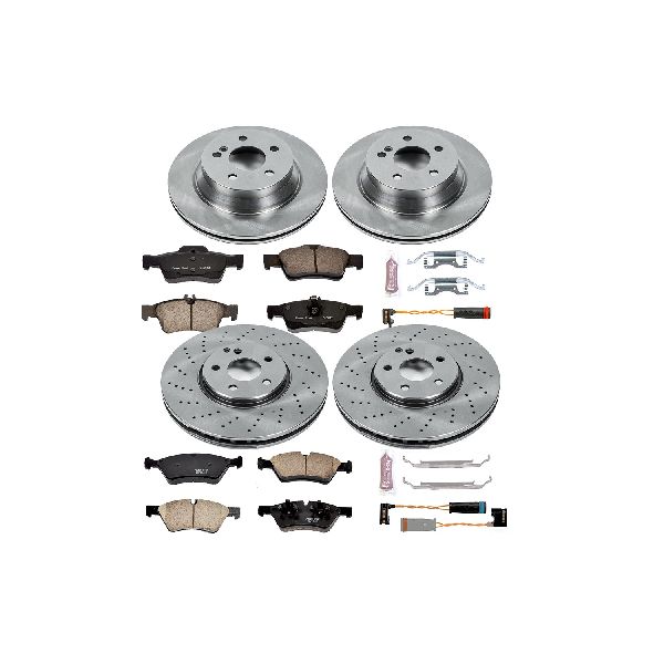 2006 Mercedes-Benz E500 Disc Brake Kit - Front and Rear (Powerstop)