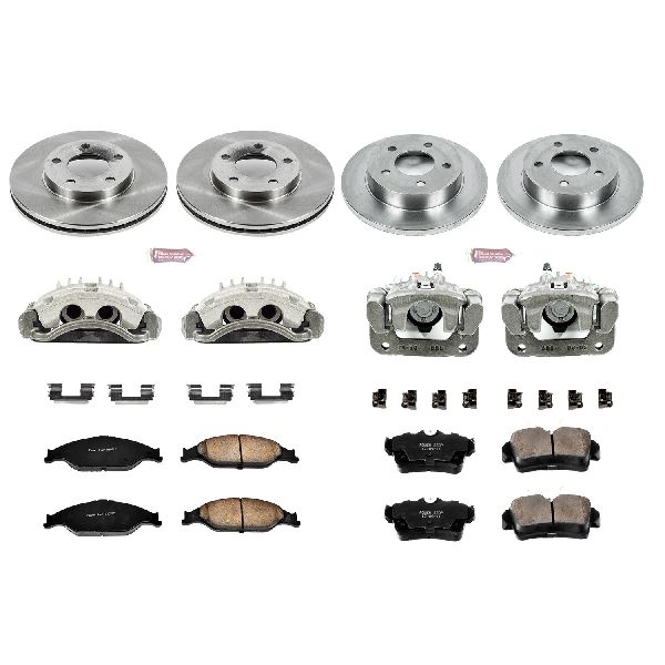 2003-2004 Ford Mustang Disc Brake Kit - Front and Rear (Powerstop)