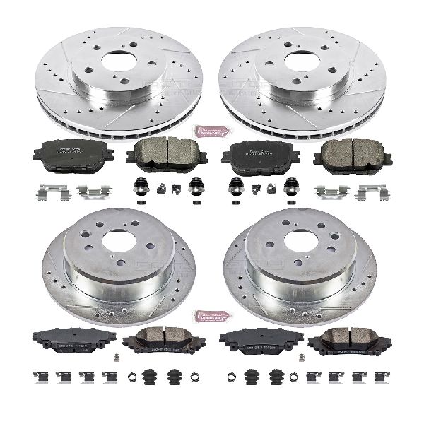 2014-2015 Lexus IS250 Disc Brake Kit - Front and Rear (Powerstop)