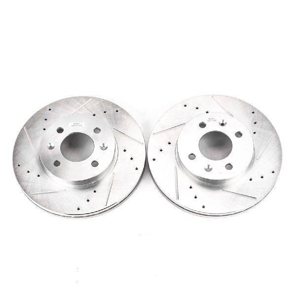 2006-2011 Hyundai Accent Disc Brake Rotor Set - Front (Powerstop)