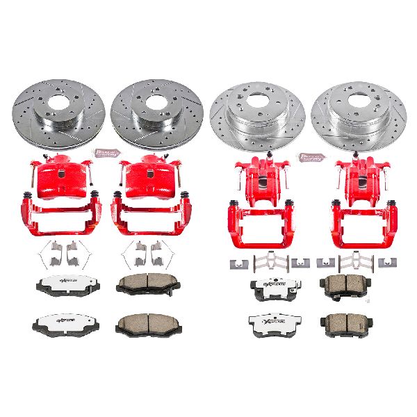 2003-2011 Honda Element Disc Brake Kit - Front and Rear (Powerstop)