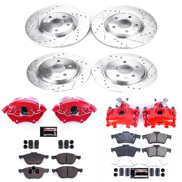 2004-2005 Volvo S40 Disc Brake Kit - Front and Rear (Powerstop)