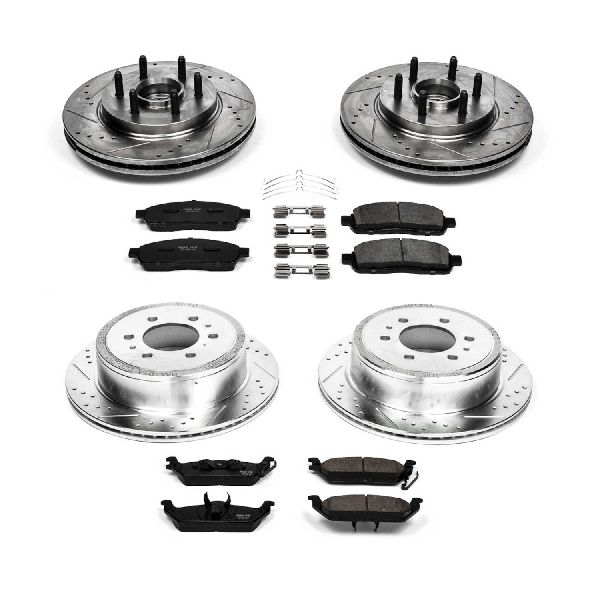 2006-2008 Lincoln Mark LT Disc Brake Kit - Front and Rear (Powerstop)