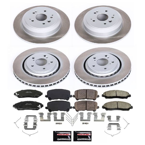 2014-2016 Acura MDX Disc Brake Kit - Front and Rear (Powerstop)