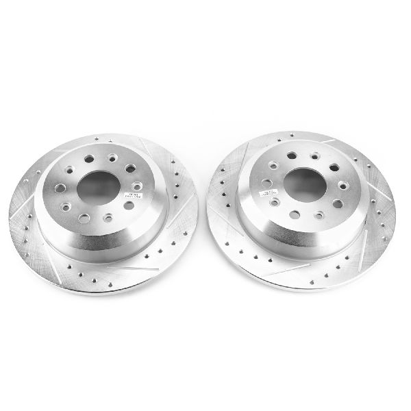 2018-2024 Jeep Wrangler Disc Brake Rotor Set - Rear (Powerstop)