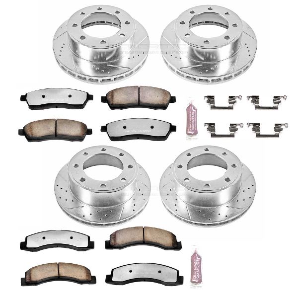 2000-2005 Ford Excursion Disc Brake Kit - Front and Rear (Powerstop)