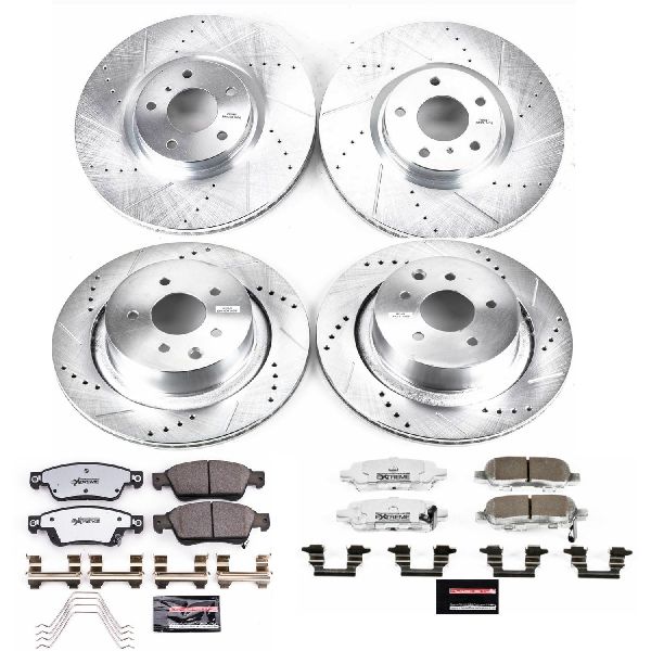 2008-2013 INFINITI G37 Disc Brake Kit - Front and Rear (Powerstop)