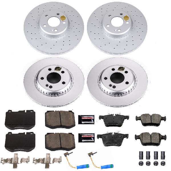 2015-2023 Mercedes-Benz C300 Disc Brake Kit - Front and Rear (Powerstop)
