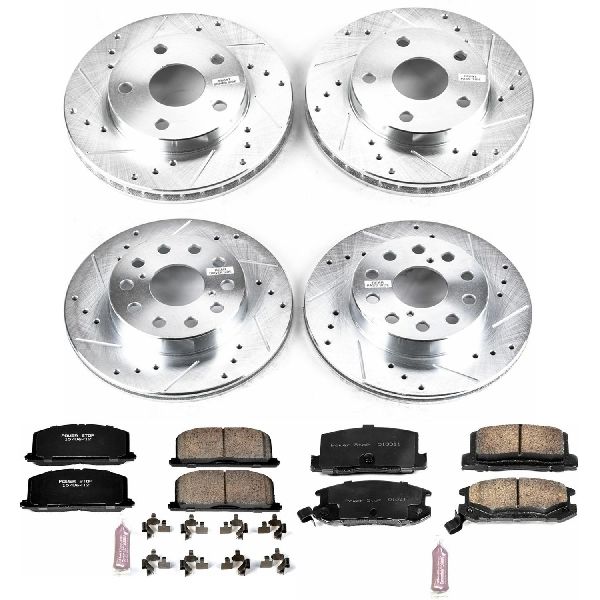 1991-1995 Toyota MR2 Disc Brake Kit - Front and Rear (Powerstop)