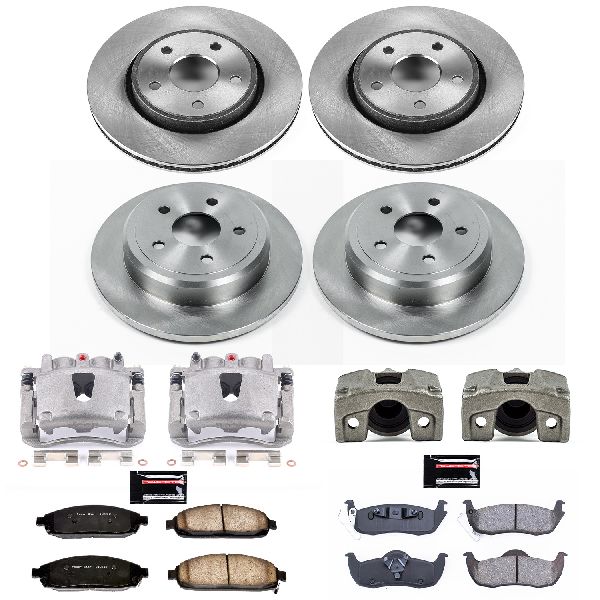 2006-2010 Jeep Commander Disc Brake Kit - Front and Rear (Powerstop)