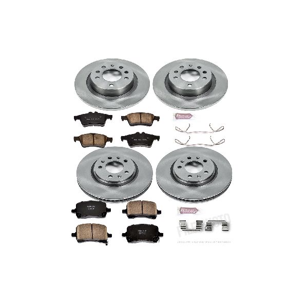 2006-2009 Pontiac Solstice Disc Brake Kit - Front and Rear (Powerstop)