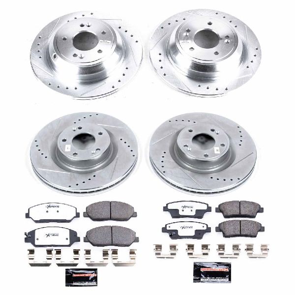 2010-2011 Hyundai Genesis Disc Brake Kit - Front and Rear (Powerstop)