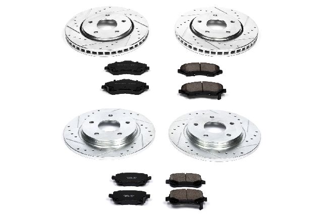 2008-2012 Dodge Grand Caravan Disc Brake Kit - Front and Rear (Powerstop)