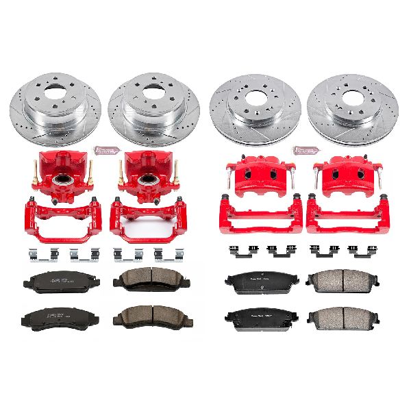 2008-2013 Chevrolet Avalanche Disc Brake Kit - Front and Rear (Powerstop)