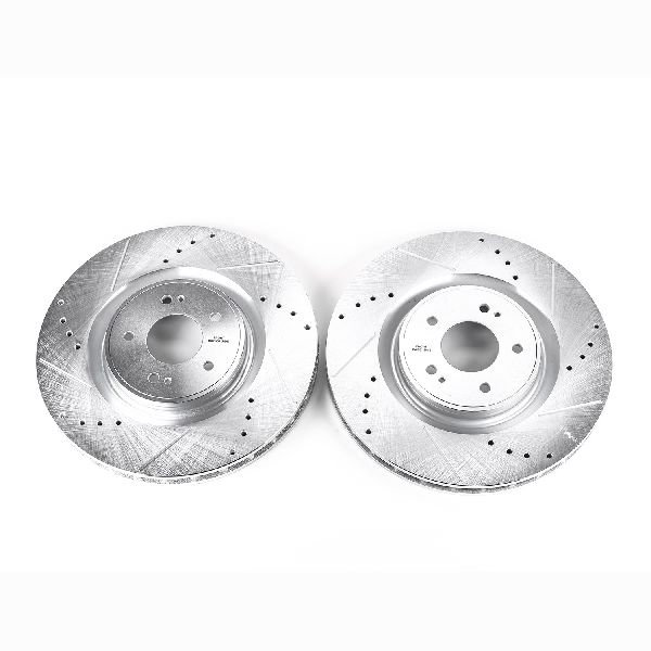 2008-2015 Mitsubishi Lancer Disc Brake Rotor Set - Front (Powerstop)