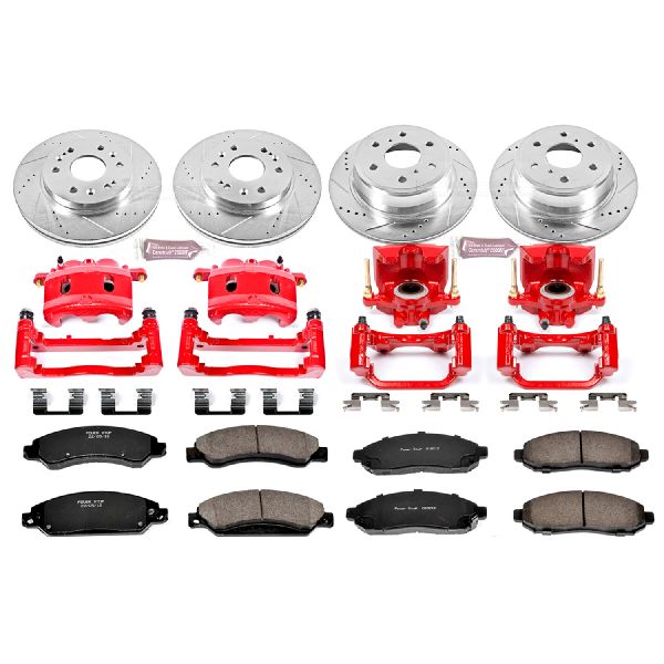 2007-2008 Chevrolet Avalanche Disc Brake Kit - Front and Rear (Powerstop)